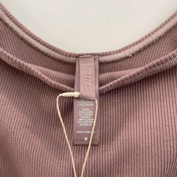 NWT SKIMS Cotton Ribbed Bodysuit - Picture 5 of 5